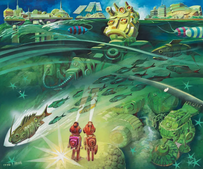 #020 Science fiction painting